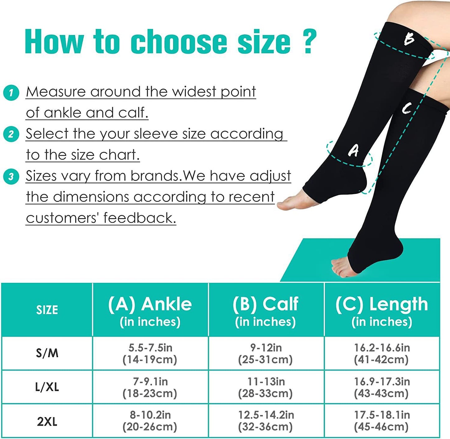 Compsocks™ Medical Compression Socks